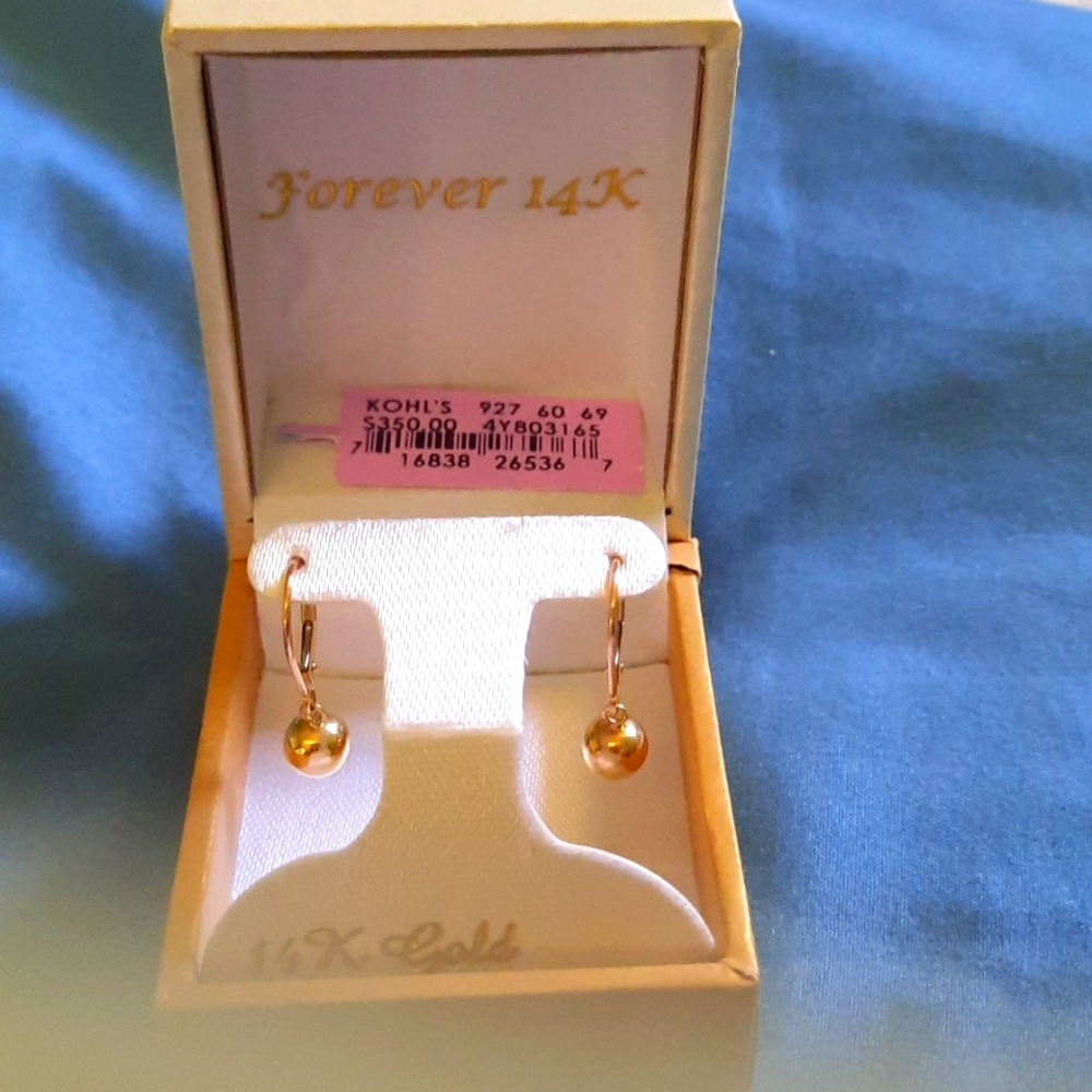 14k Yellow Gold Earrings
